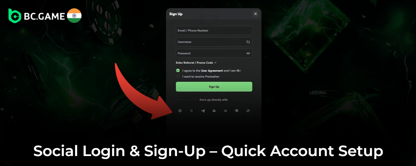 Social Registration & Login – Fast Account Creation